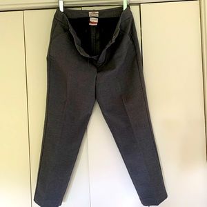 Crop pants, Size 10.  Charcoal gray